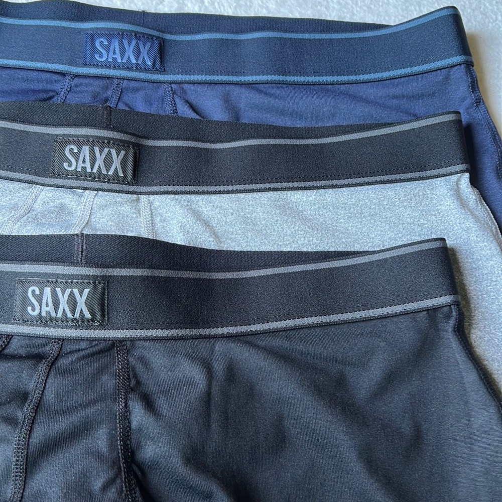 (3)SAXX Ballpark Pouch Daytripper Boxer Brief .